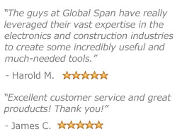 Global Span customer quotes